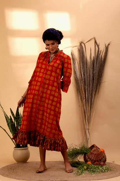 The Eva Organic Cotton Long Dress