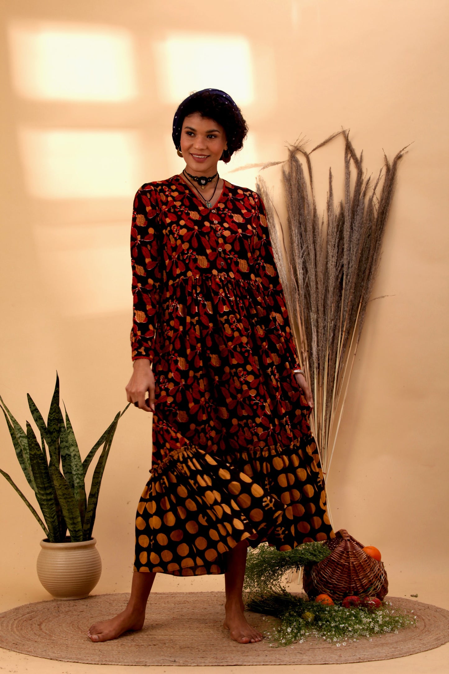 The Eva Organic Cotton Tier Dress